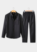 Conjunto de verano de manga larga Dolcevita - Negro total