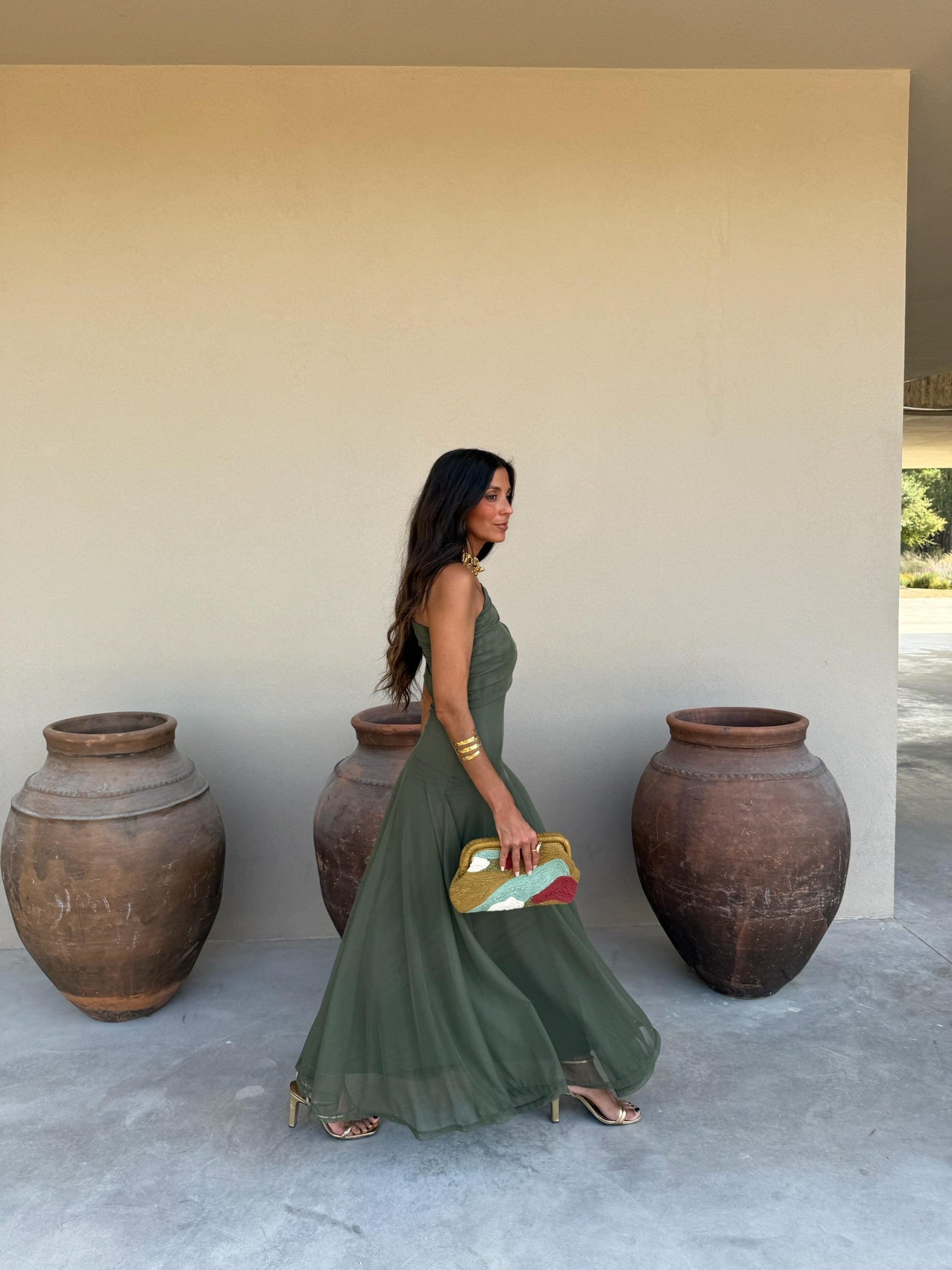 Vestido Toledo en verde