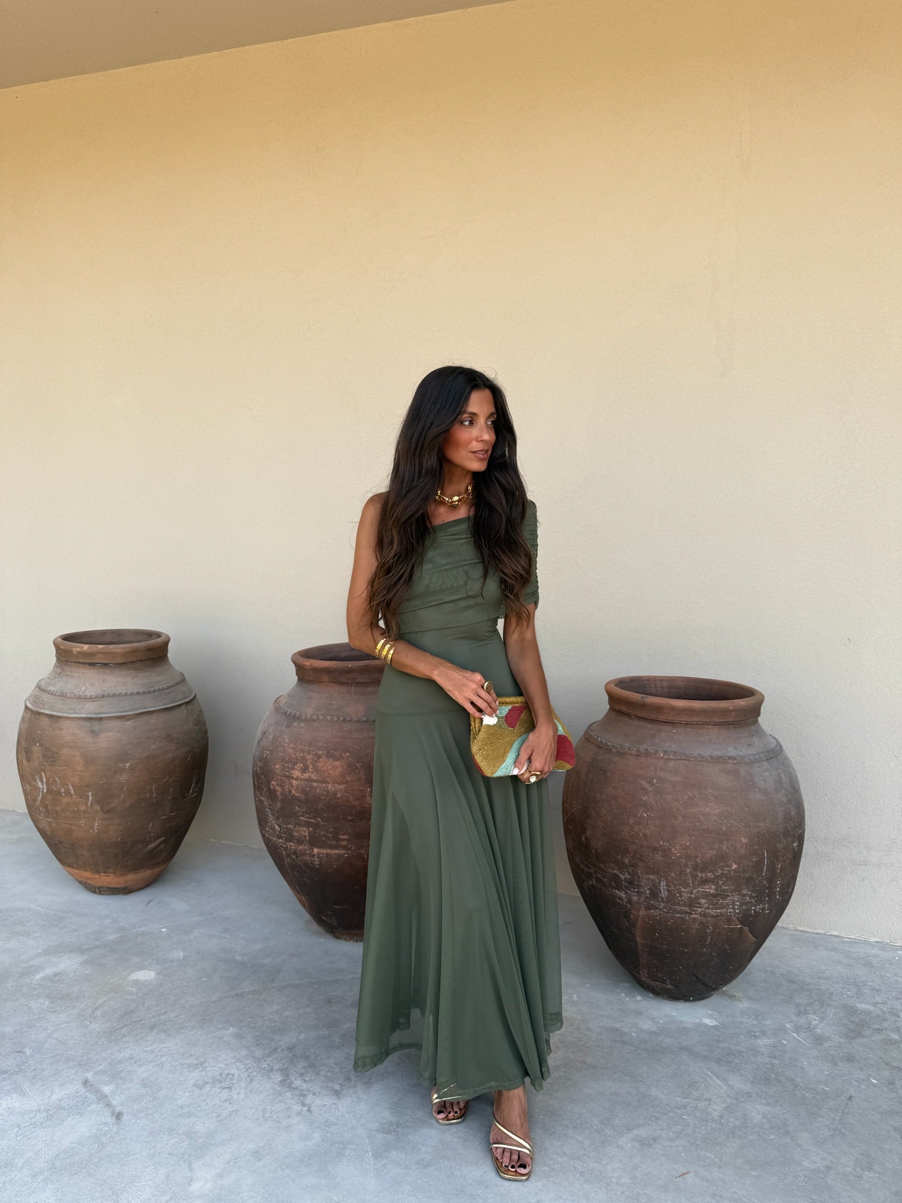 Vestido Toledo en verde