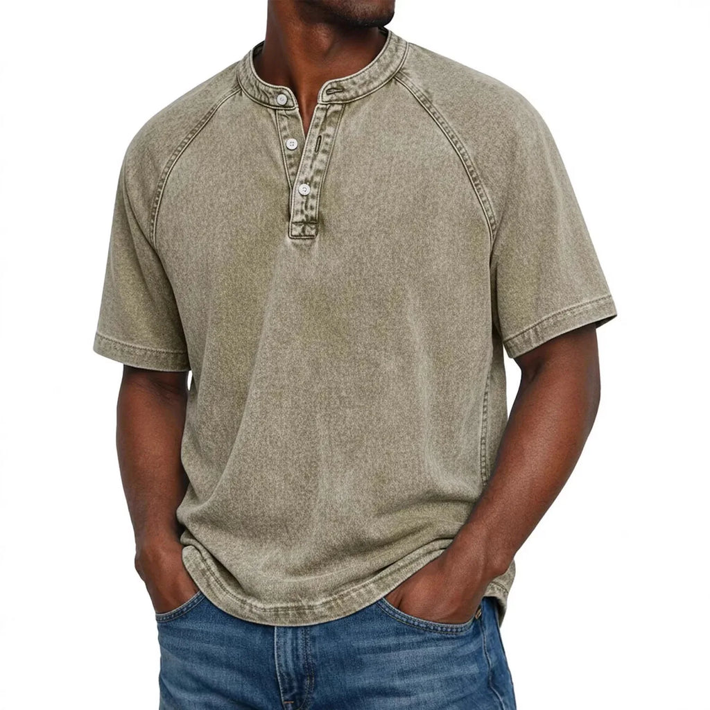 Varel | Camisa vintage de hombre con botones