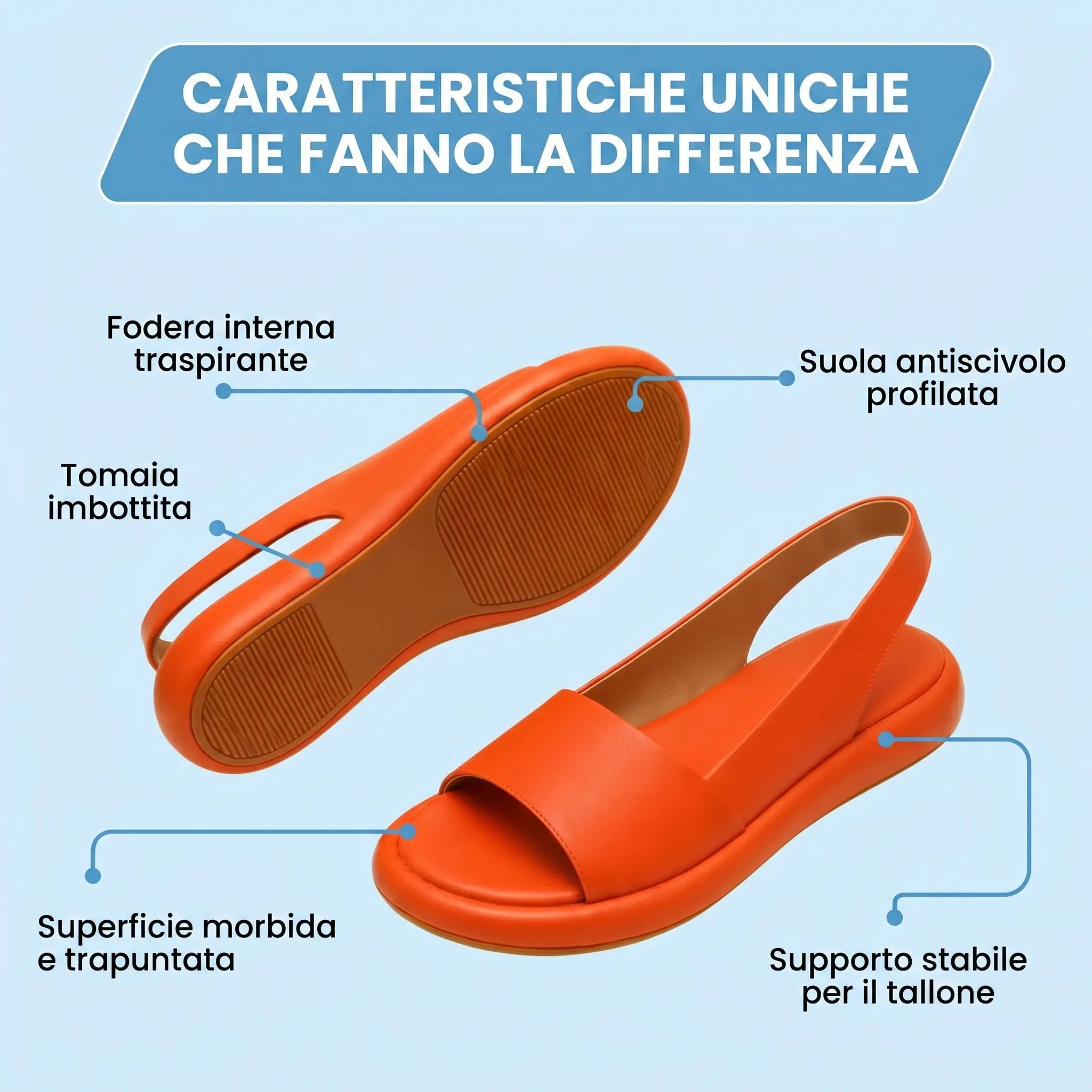 Silvia | Sandalias Ortopédicas Cómodas