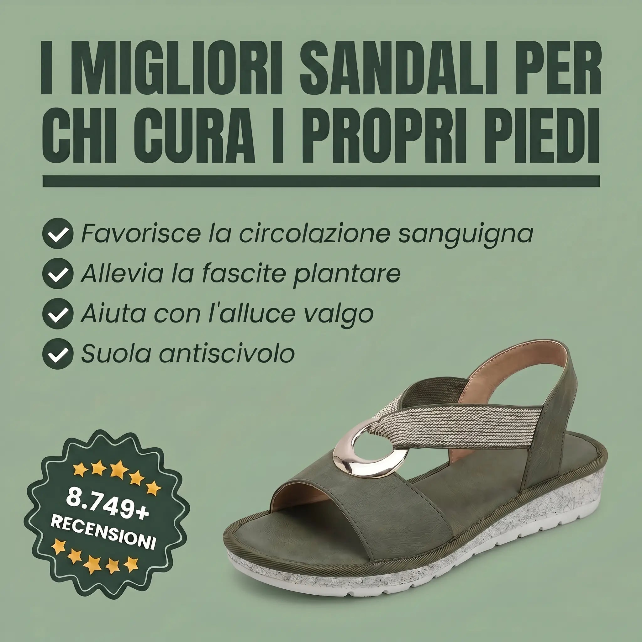 Raquel | Sandalias Ortopédicas Confort