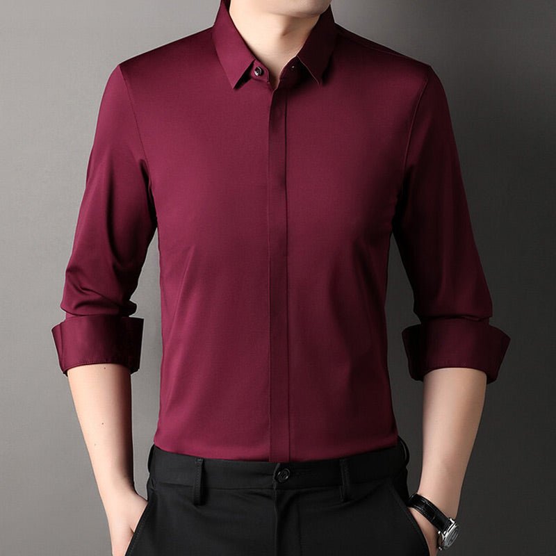 Mateo™ | Camisa elástica sin arrugas