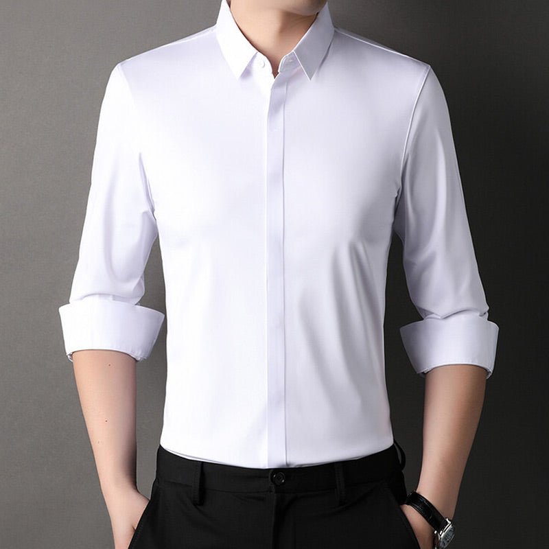 Mateo™ | Camisa elástica sin arrugas